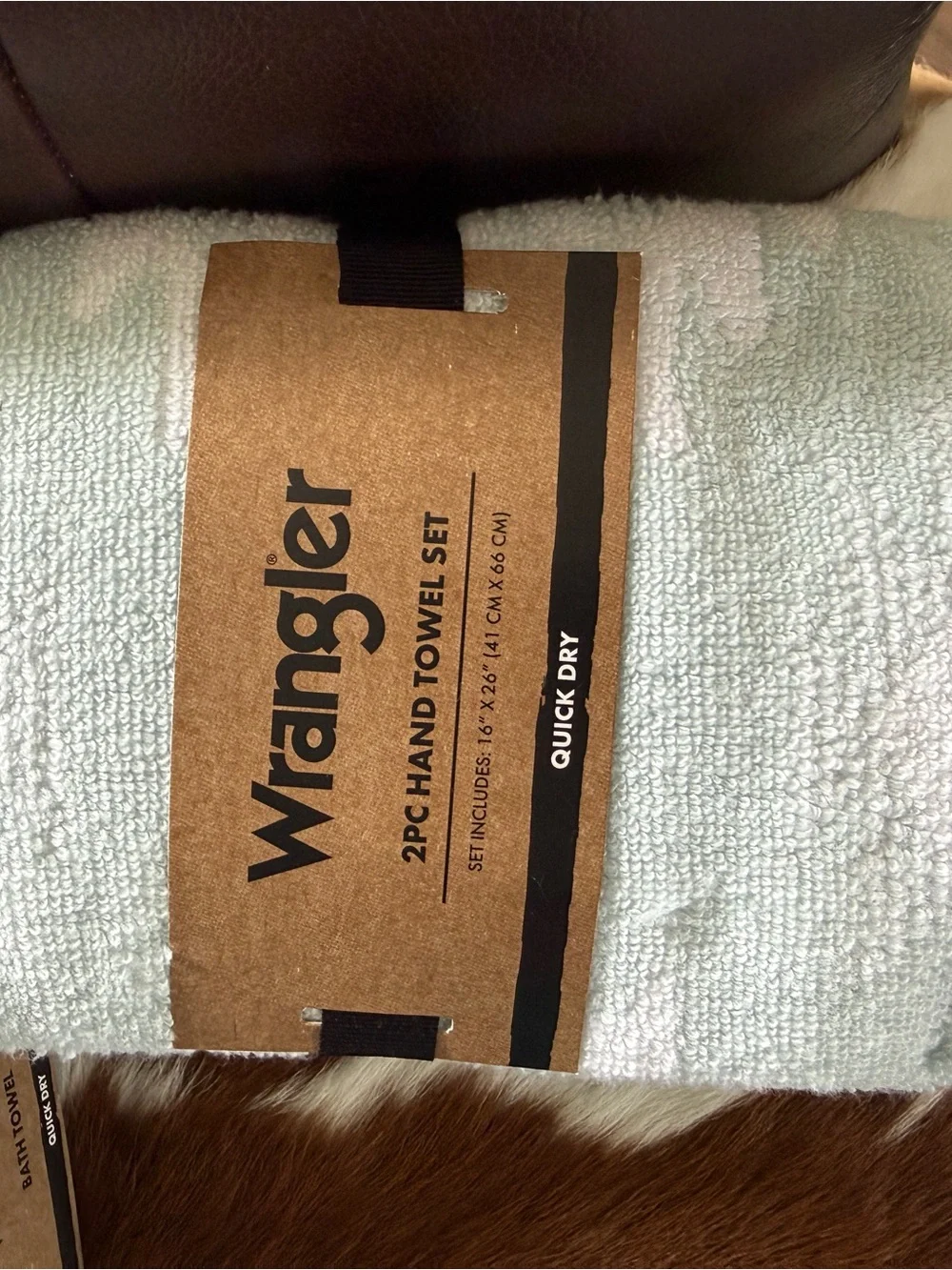 Wrangler Canyon Ranch Mint Western Towel Set